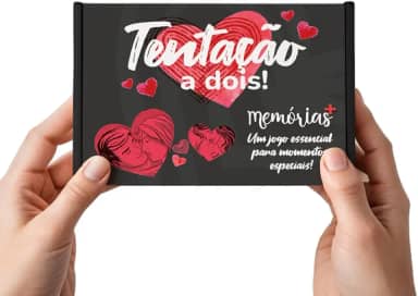 Jogo Tabuleiro Tentação a Dois - Jogo de Casal - Entretenimento- Brincadeira