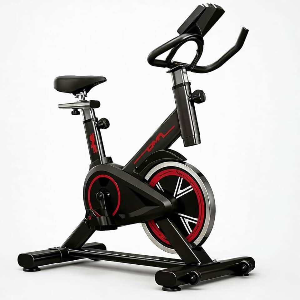 Bicicleta Ergométrica Bike Spinning – Bike Treino em Casa Academia Exercícios Cardio e Emagrecimento Design Confortável e Ajustável Vertical Silenciosa Linha Premium