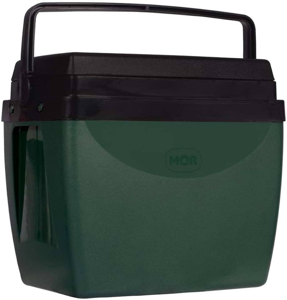 Mor - Caixa Térmica 26 Litros Verde com Preto