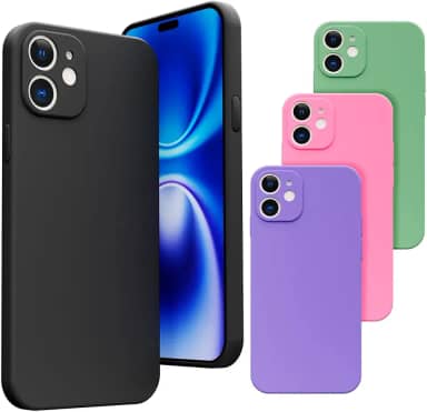 Capa Celular Case Compatível Apple iPhone 12 Silicone Veludo Premium [2ASHOP] (PRETO)