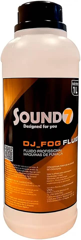 Líquido De Fumaça Sound7 Dj_fog Fluid 1 Litro | Densidade (NEUTRO)