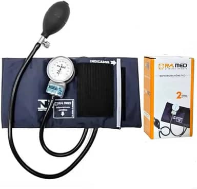 Esfigmomanômetro P A Med Com Selo Do Inmetro E Anvisa (Azul)