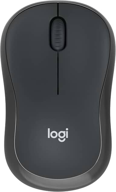 Mouse Sem Fio Logitech M240 com Conexão Bluetooth, Clique Silencioso, Design Ambidestro Compacto, Bateria de 18 Meses, Compatível com Windows, macOS, ChromeOS - Grafite