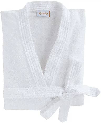 Roupão Felpudo Lepper Havaí Branco Médio Pacote de 1 Algodão Tradicional
