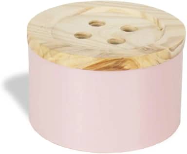 caixa costura botão