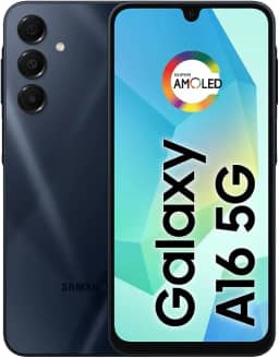 Celular Samsung Galaxy A16 5G, 256GB + 8GB RAM, Câmera de até 50MP, Tela 6.7', NFC, IP54, Bateria 5000 mAh - Azul Escuro