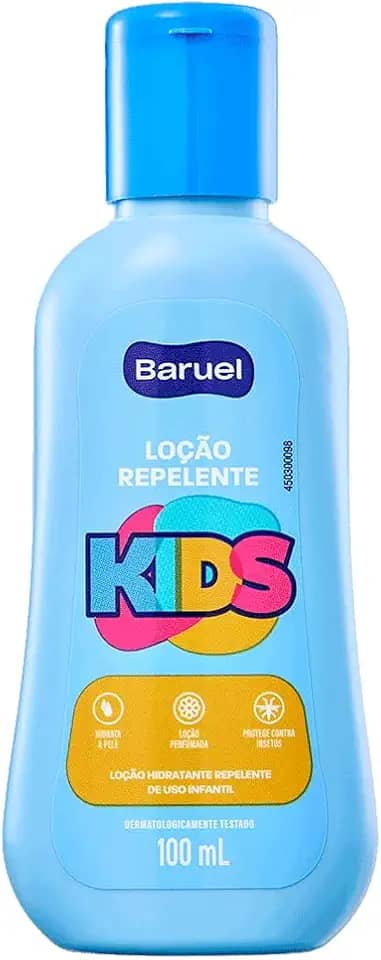 Loção Repelente Infantil contra Mosquitos Baruel Kids 100ml