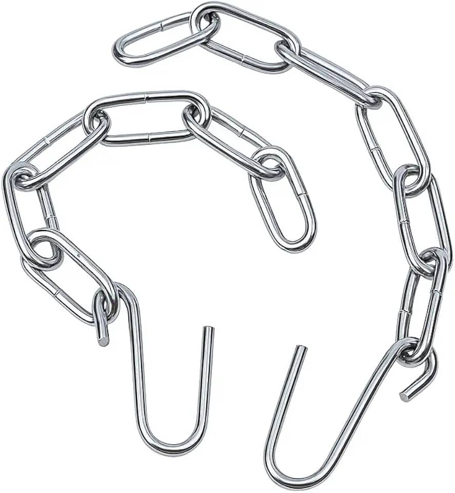 Corrente Alongador Extensora Rede Dormir Descanso – Aço 40cm - 2 unidades