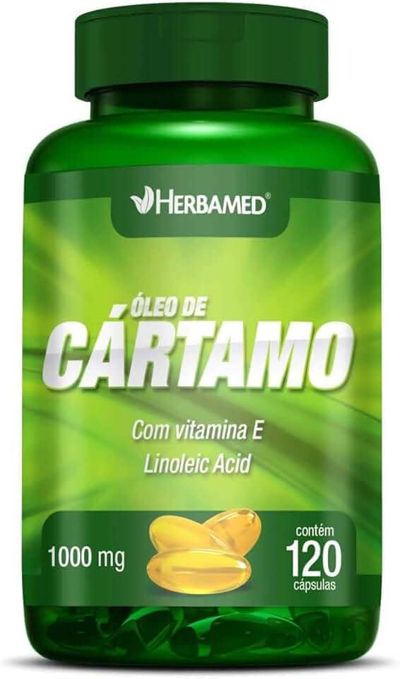 Herbamed Óleo De Cártamo Com Vitamina E - 120 Cápsulas -