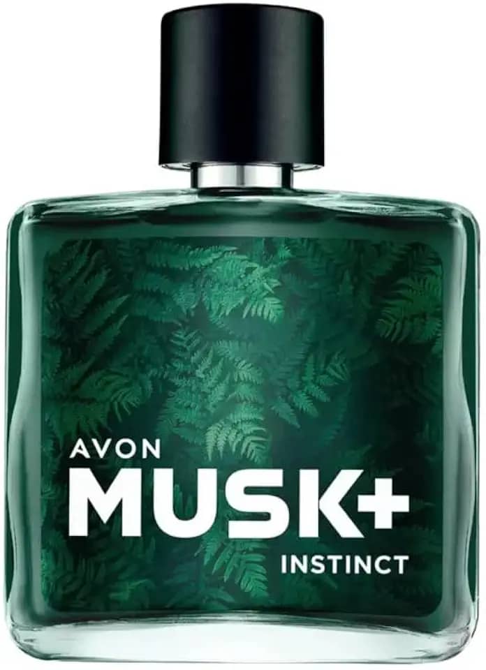 Perfume Musk+ Instinct Desodorante Colônia Masculino Avon 75 ml