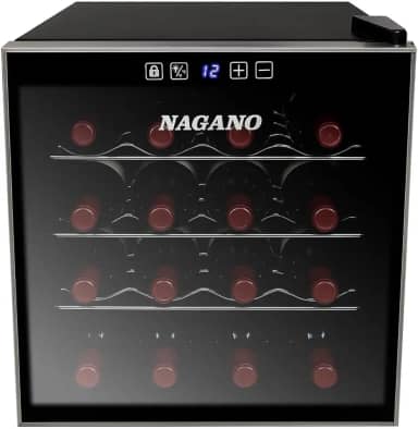Adega de Vinhos Climatizada 16 Garrafas 44 L Display Digital Bivolt