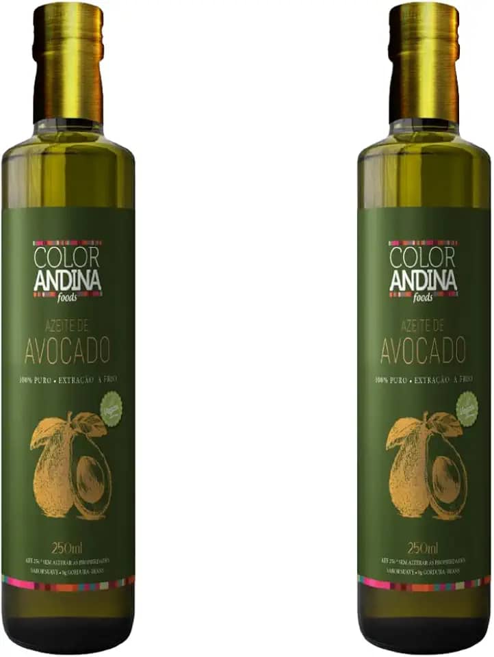 Azeite de Avocado abacate color andina foods - 2 garrafas