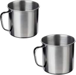 Caneca de Aço Inox 450ml – Sofisticadas para Café, Chá ou Sobremesas – Design Premium, Durável e Ergonômico (2)