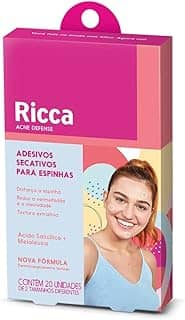 Ricca Adesivo Secativo para Acne - Transparente