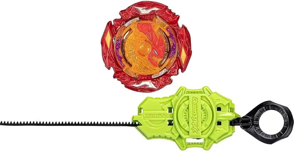 Pião Beyblade Burst QuadStrike - lançador e Beyblade Burst QuadStrike 4 em 1 - Bolt Spryzen - F6811 - Hasbro