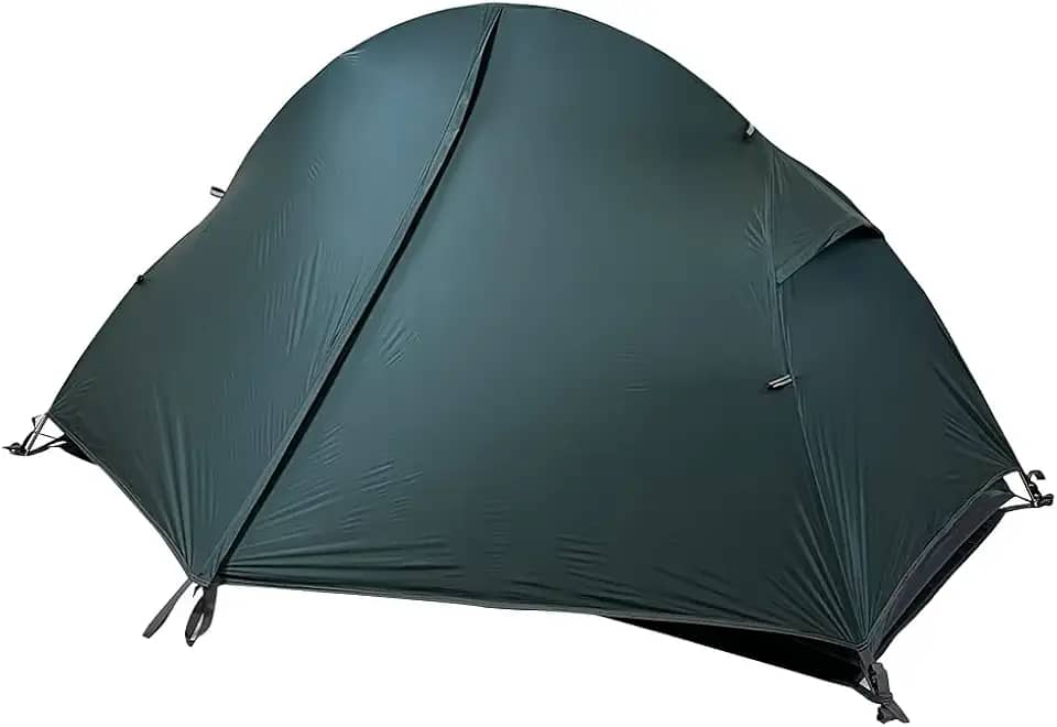 Azteq, Barraca de Camping 1 Pessoa Impermeável 6000mm Ultralight com Tela Mosquiteiro Acampamento Trekking, Gobi
