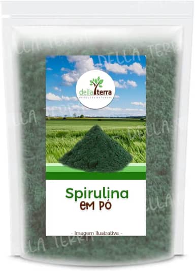 Spirulina em Pó Granel Premium 1Kg Della Terra