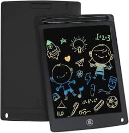 Lousa Mágica Infantil Digital Tablet Escrita Colorida Para Desenho Criança LCD 10' Cores Variadas