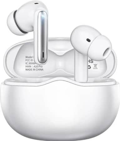 Fone De Ouvido Bluetooh Com Borrachinha, Sem Fio, Compatível Com Todo Celular, Cancelamento Ruído, Bateria Até 16 Horas, Microfone Para Chamadas, Controle Touch, Conecta no Notebook - Linha Premium