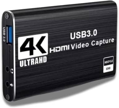 Placa de Captura de Vídeo 4K HDMI USB 3.0, 1080p 60fps, Qualidade Full HD 8X TECH