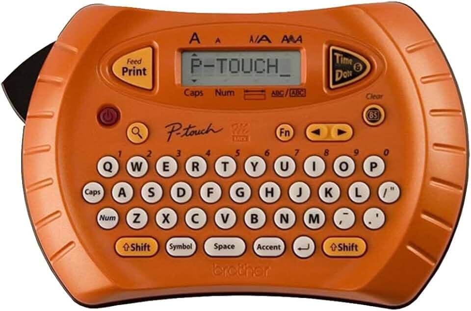 Rotulador Eletrônico, Brother, Pt70, Laranja