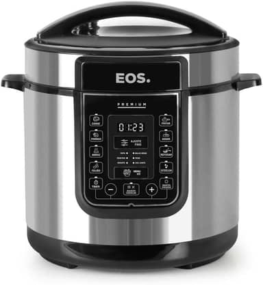 Panela de Pressão Elétrica 6L EOS Multicooker Digital Inox EPP60DI 110V