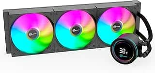 Water Cooler Gamer Kalkan Alpha 360 ARGB com display Preto KLK00048