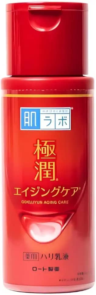 Hada Labo® Gokujyun Aging Care Milk - Hidratante facial de textura leve para peles maduras com ação anti-idade 140ml
