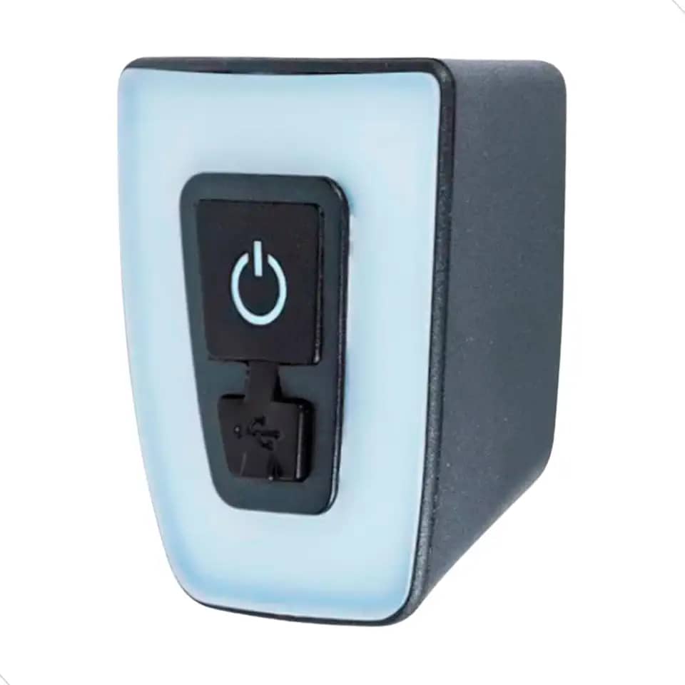 Lanterna Traseira para Bike Quadrada Vermelha 3 Modos Luz Recarregável Usb Prova D'água para Bicicleta Ciclismo Mundo Compras