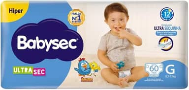 Fralda Babysec Galinha Pintadinha Ultrasec G 60 Und