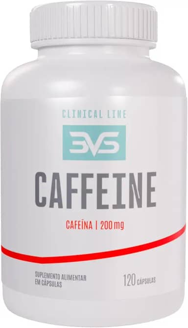 3VS Nutrition Cafeína 200mg 120 Cápsulas