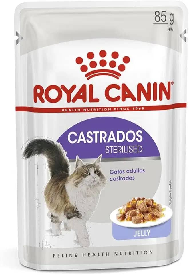 Royal Canin – Ração Úmida Jelly para Gatos Adultos Castrados 85g