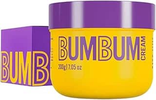 Beleza Brasileira Creme Hidratante Corporal Bumbum Cream Suave 200g, Combate Flacidez e Suavização de Estrias, Todos os Tipos de Pele, Produto Vegano e Não Testado em Animais