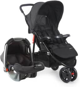 Cosco Kids, Travel System Toffy, Preto Absoluto