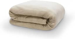 Cobertor Velour 300G M2 Solteiro 150X220 – Bege