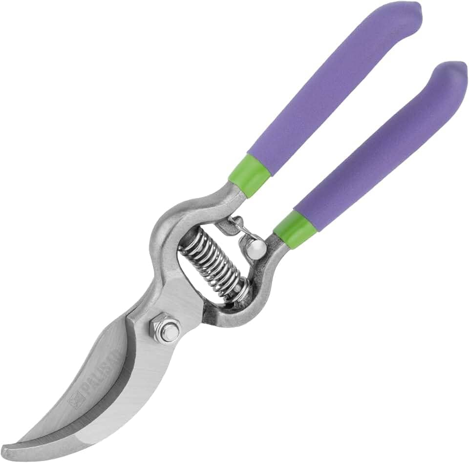 PALISAD Tesoura Para Poda 200 mm com Mola – Lâmina em Aço Inoxidável e Cabo Emborrachado