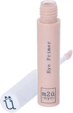 Primer hidratante para os olhos M2U NYC – Prepara as pálpebras para cores intensas de sombra, longa duração, sem vincos, à prova de manchas, primer leve para sombras – Fórmula aderente não oleosa para preenchimento de rugas