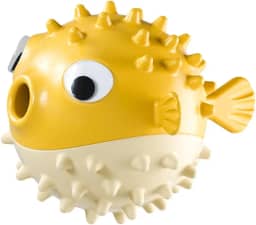 Generic Brinquedo para Cães Que Libera Petiscos, Brinquedos Interativos para Cães com Dispensador de Guloseimas, Amarelo