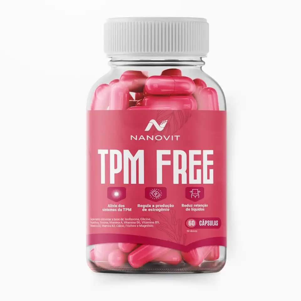 TPM Free – Suplemento TPM e Menopausa 60 Cáps Nanovit