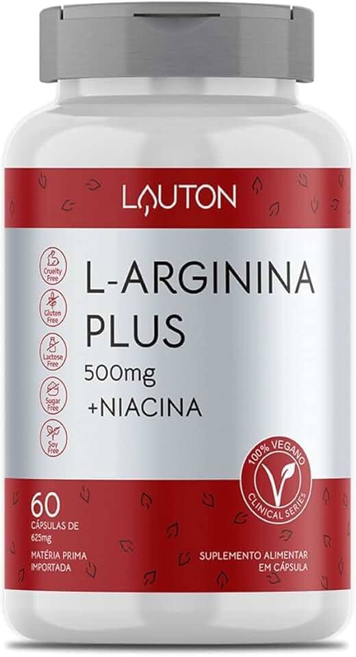 Lauton Nutrition L-Arginina Plus - 60 Cápsulas -