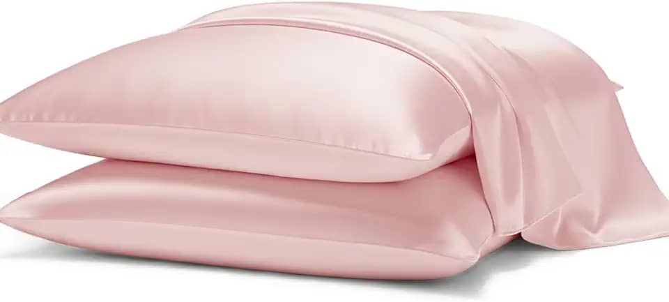 Kit 2 Fronhas Cetim Anti-frizz Seda Alto Brilho Par (Rosa-claro)