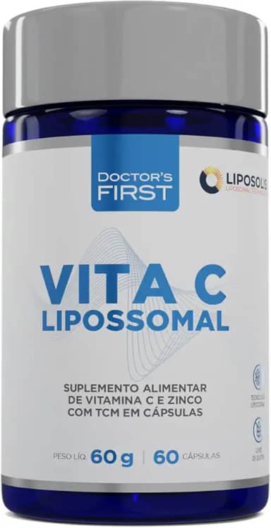 Vitamina C 500mg - Lipossomal - 60 cápsulas -Doctor's FIRST