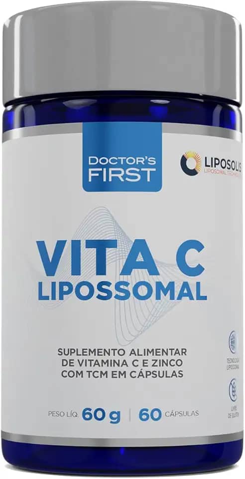 Vitamina C 500mg - Lipossomal - 60 cápsulas -Doctor's FIRST