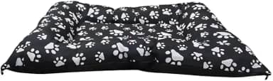 Colchonete Pet Macio Para Cachorro P-XG Caminha Cama Alta Durabilidade Lavável com Zíper Confortável (Preto, GG - 90x63 cm)