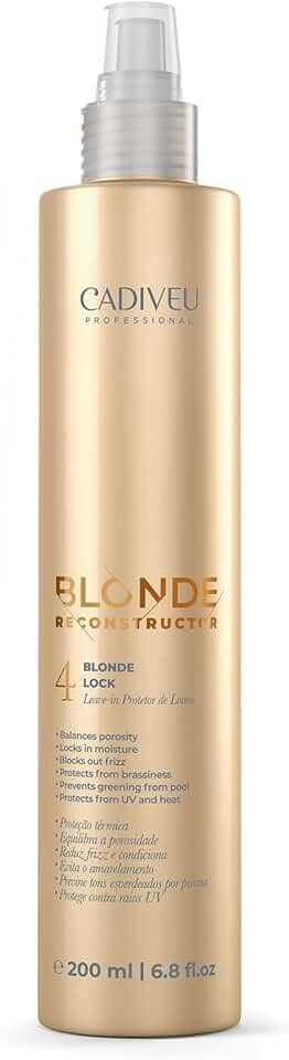 Cadiveu Professional Condicionador Leave-In Protetor Cabelos Loiros Branco 200 Ml
