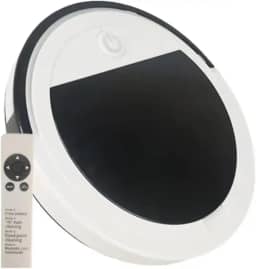 Robô Aspirador Inteligente, Controle Remoto — Silencioso, 4 Modos de Limpeza, UV, 2800Pa, 90min Autonomia — Aspirador de Pisos e Tapetes, Branco