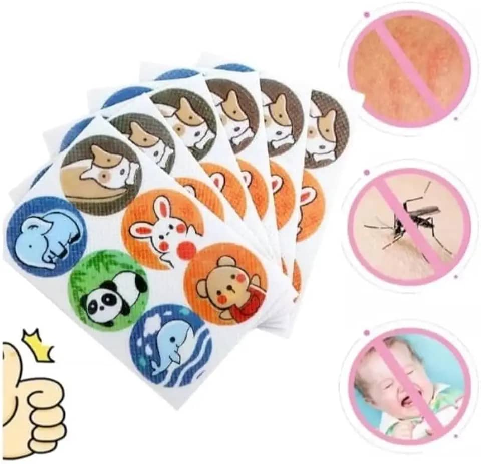 Kit c/ 36 pçs Repelente Adesivo Infantil contra DENGUE e Mosquito - Citronela