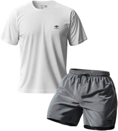 Conjunto Masculino Camiseta Dry Fit E Short Academia Treino