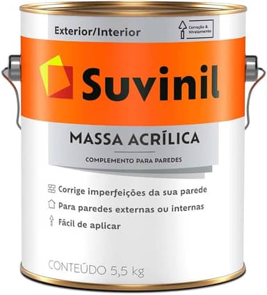 Massa Acrílica Suvinil 3,6 litros