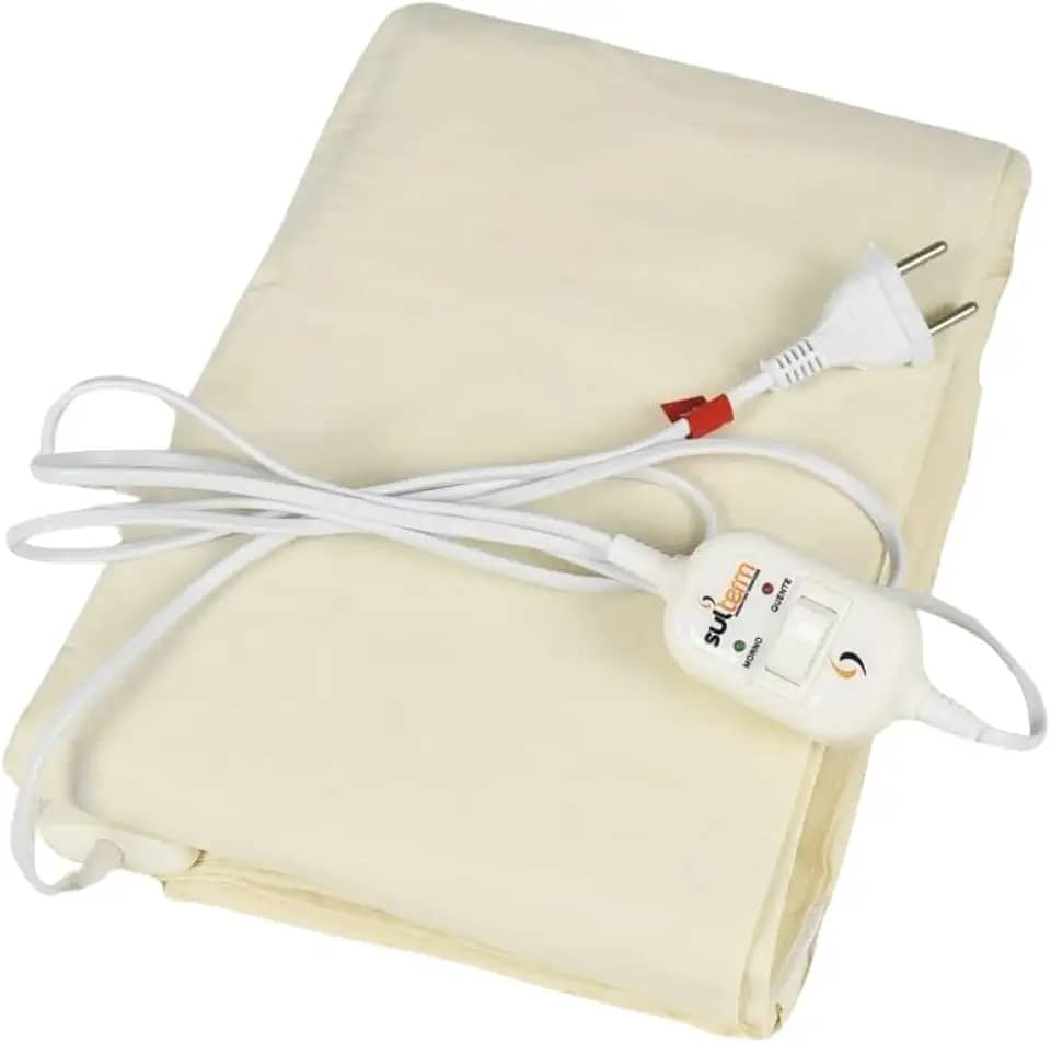 Lençol térmico elétrico solteiro 110v 02 temperaturas Sulterm certificado INMETRO unico garantia 3 anos,